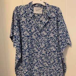 Acacia Blue Batik Mombasa Shirt